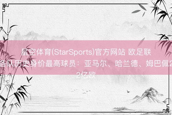 星空体育(StarSports)官方网站 欧足联旗下各队历史身价最高球员：亚马尔、哈兰德、姆巴佩2亿欧
